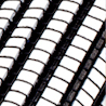 Optical Monochrome Enamel Thread Leather